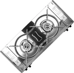 SMH LINE® Dubbele Camping Kooktoestel - 2 Pits - Draagbaar Gasfornuis - 2x 2500W -Campingwinkels 1200x1193 3