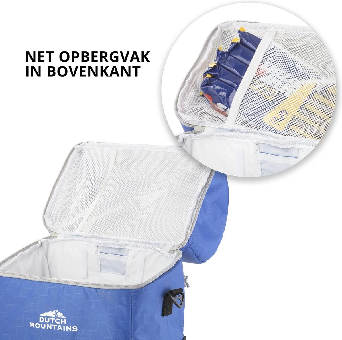 Dutch Mountains Koeltas Rugzak | Cooler Backpack 20 Liter | Picknicktas | Lunchtas | Koelrugzak | Strandtas | Blauw 8 Dutch Mountains Koeltas Rugzak | Cooler Backpack 20 Liter | Picknicktas | Lunchtas | Koelrugzak | Strandtas | Blauw - Image 8