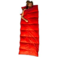 LOWLAND OUTDOOR® Donzen Slaapzak - Companion Economy - 210x80 Cm - Rood -Campingwinkels 1200x1196 5