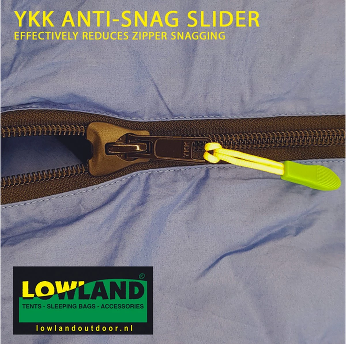 LOWLAND OUTDOOR® Donzen Slaapzak - CC 1 - 200 X 80 Cm - 1725 Gr - 0°C - Katoen 9 LOWLAND OUTDOOR® Donzen Slaapzak - CC 1 - 200 X 80 Cm - 1725 Gr - 0°C - Katoen - Image 9