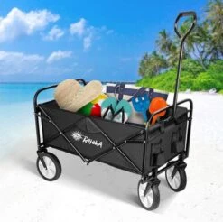 Rijoka Opvouwbare Bolderkar Mét Harde Bodem | Groen -Campingwinkels 1200x1197 21