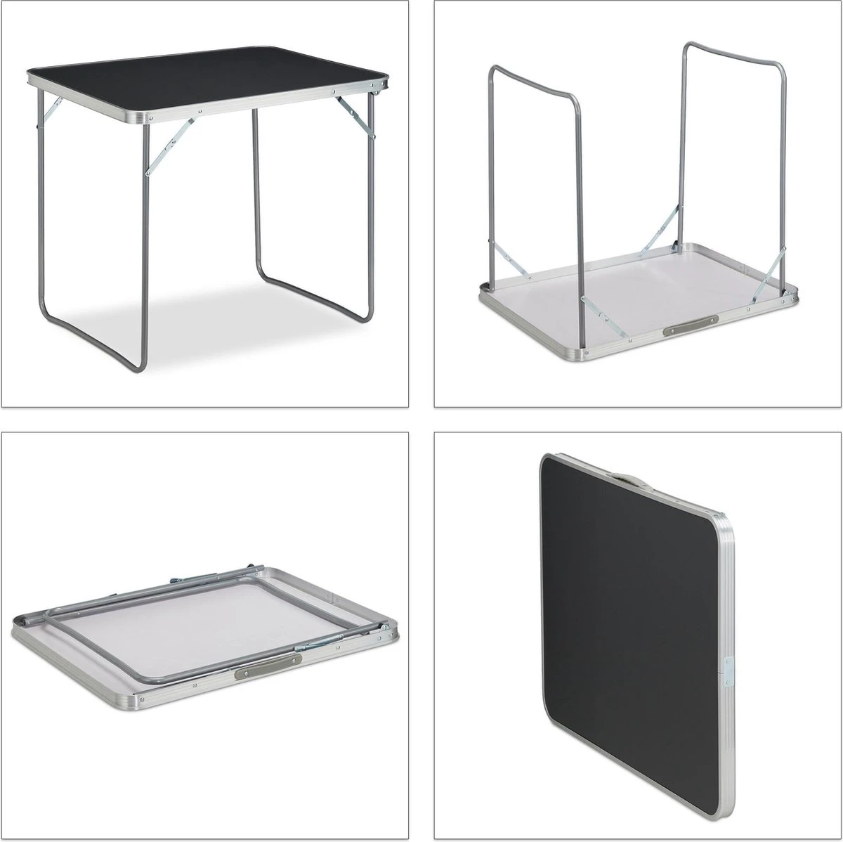 Relaxdays Campingtafel Inklapbaar - Aluminium Klaptafel - Vouwtafel Camping - Koffermodel 6 Relaxdays Campingtafel Inklapbaar - Aluminium Klaptafel - Vouwtafel Camping - Koffermodel - Image 6
