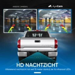 AyeCam Achteruitrijcamera - 4,3 Inch Scherm - 2 Kanaals – Nachtzicht - Incl. Begeleidingslijnen -Campingwinkels 1200x1200 1063
