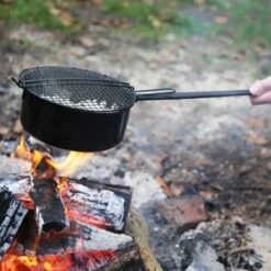3BMT Popcorn Pan Voor Kampvuur - Met Popcorn Mais - Ook Voor BBQ -Campingwinkels 1200x1200 1146