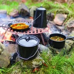 ESSCHERT DESIGN Pannenset Kampvuur - 4 Delig - Outdoor - Metaal -Campingwinkels 1200x1200 1174