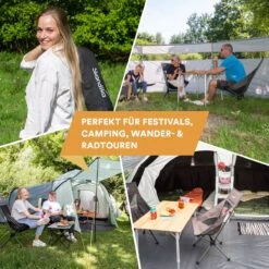 Skandika Campingstoel Compact – Campingstoelen - Campingstoel Tot 150 Kg Belastbaar - Kampeerstoel, Visstoel, Kleine Pakmaat, Opvouwbaar, Stabiel, Licht, Comfortabel Gepolsterd – Draagtas Meegeleverd - Vouwstoel – Zwart -Campingwinkels 1200x1200 119
