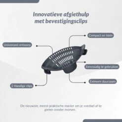 SensaHome- Siliconen Vergiet - Keuken Afgietdeksel - Afgiethulp - Siliconen - BPA Vrij - Grijs 23 SensaHome- Siliconen Vergiet - Keuken Afgietdeksel - Afgiethulp - Siliconen - BPA Vrij - Grijs -Campingwinkels 1200x1200 1198