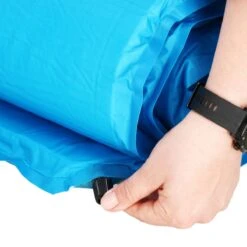 Springos Slaapmat | Zelfopblazend | 186 Cm | Inclusief Hoes & Hoofdkussen | Lichtblauw -Campingwinkels 1200x1200 1228