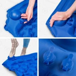 TRVLMORE Slaapmat - Zelfopblazend - 1 Persoons - Ingebouwde Pomp En Kussen - Blauw -Campingwinkels 1200x1200 1265