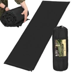 Springos Slaapmat | Zelfopblazend | 180 Cm | Inclusief Hoes | Zwart -Campingwinkels 1200x1200 1273