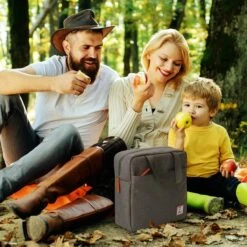 Brisby 4 Laags Geïsoleerde Koeltas - Lunchtas 7 Liter - Donkergrijs -Campingwinkels 1200x1200 1384