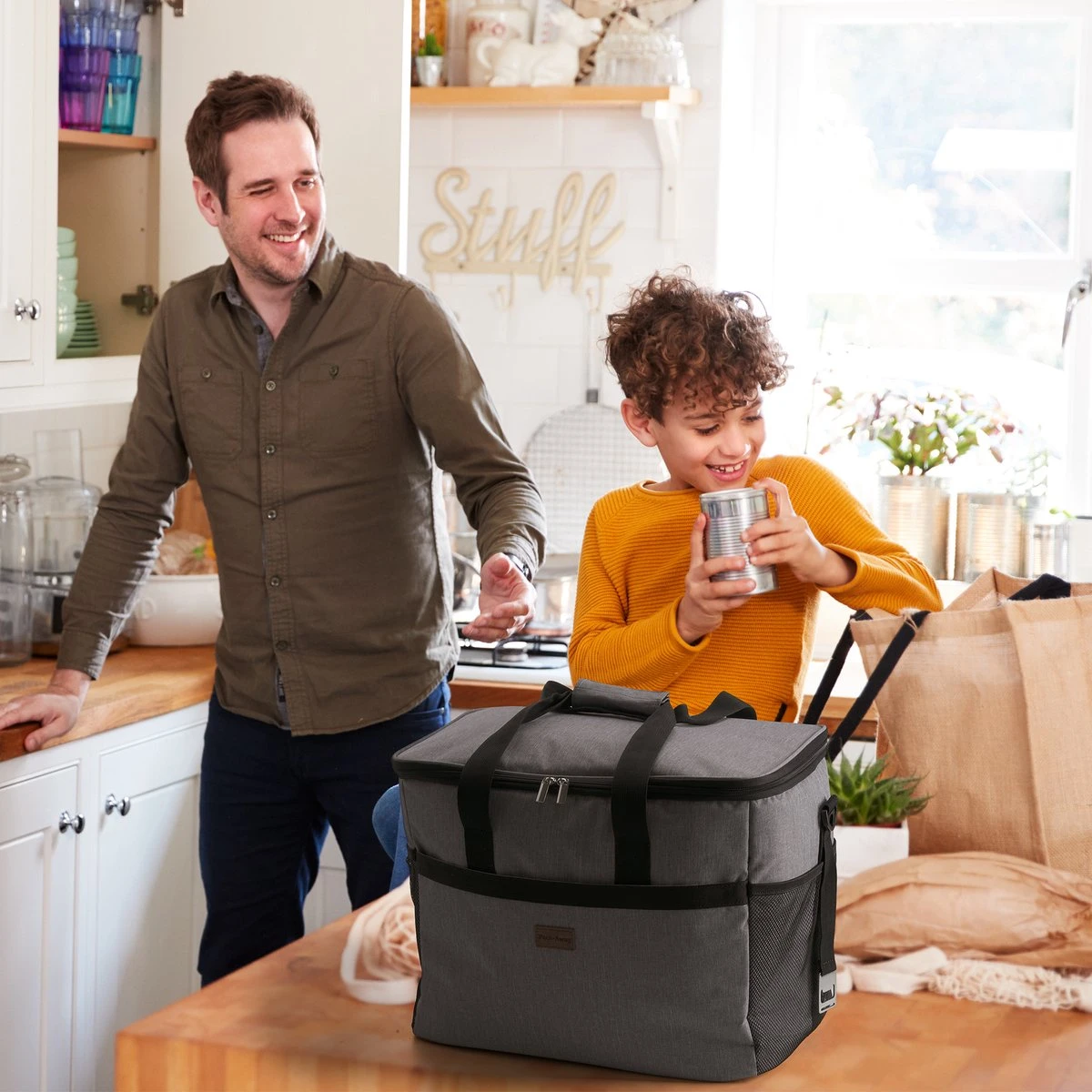 Packaway 4 Laags Geïsoleerde Koeltas - Lunchtas 40 Liter - Grijs 5 Packaway 4 Laags Geïsoleerde Koeltas - Lunchtas 40 Liter - Grijs - Image 5