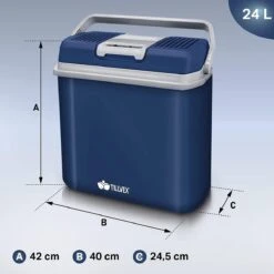 Tillvex- Koelbox, Coolbox, 24 Liter, Blauw -Campingwinkels 1200x1200 1555