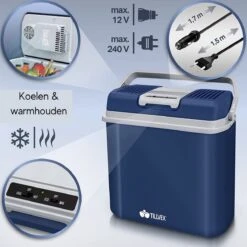 Tillvex- Koelbox, Coolbox, 24 Liter, Blauw -Campingwinkels 1200x1200 1556