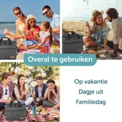 ForDig Koeltas XL Zwart (30 Liter) - Gemaakt Van 600D Polyester Met PEVA-Voering - Ruimte Voor 40 Blikjes Of 20 Halve Liter Flessen - Opvouwbaar Koel Tas Met Easy-Acces Flap - Ruimte Voor Bestek - Picknick Cool Bag - Coolerbag - Grote Cooler 10 ForDig Koeltas XL Zwart (30 Liter) - Gemaakt Van 600D Polyester Met PEVA-Voering - Ruimte Voor 40 Blikjes Of 20 Halve Liter Flessen - Opvouwbaar Koel Tas Met Easy-Acces Flap - Ruimte Voor Bestek - Picknick Cool Bag - Coolerbag - Grote Cooler -Campingwinkels 1200x1200 1583