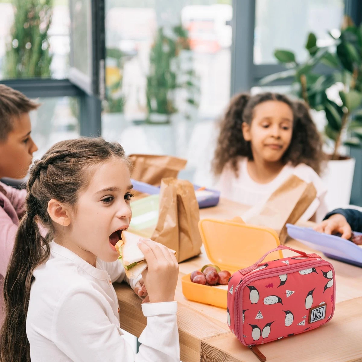 Brisby 4 Laags Geïsoleerde Koeltas - Lunchtas 1.5 Liter - Roze Pinguïn 3 Brisby 4 Laags Geïsoleerde Koeltas - Lunchtas 1.5 Liter - Roze Pinguïn - Image 3