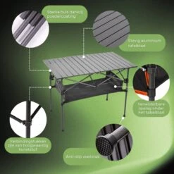 Campingtafel Inklapbaar En Opvouwbaar - Kampeertafel - Lichtgewicht Hittebestendig -Campingwinkels 1200x1200 172