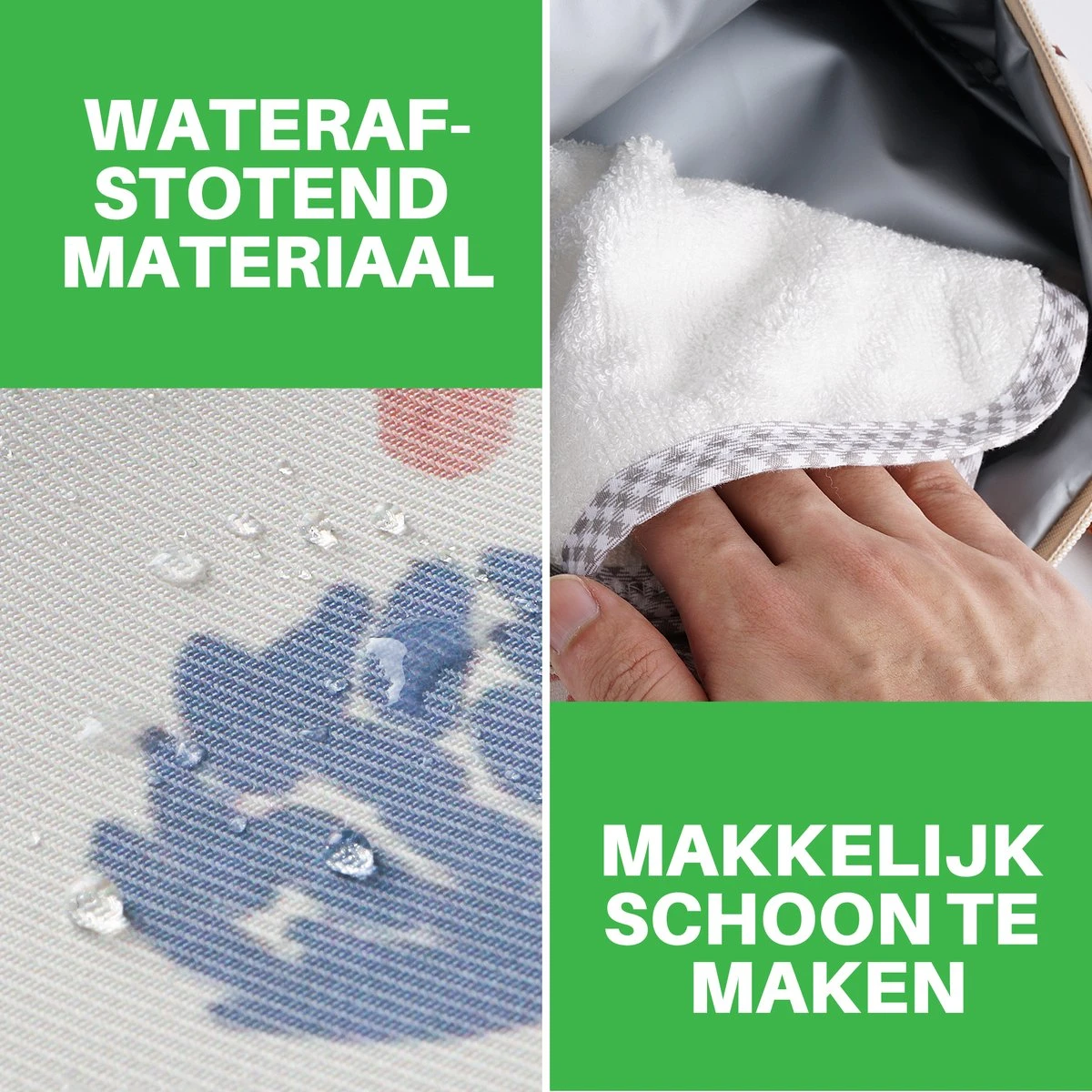 Brisby 4 Laags Geïsoleerde Koeltas - Lunchtas 7 Liter - Bloemetjes Wit 6 Brisby 4 Laags Geïsoleerde Koeltas - Lunchtas 7 Liter - Bloemetjes Wit - Image 6