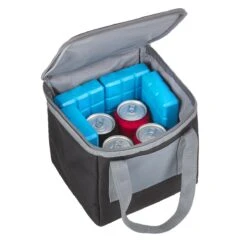 Basis Sterke Koeltas Set - 25 + 10 Liter - Lunchtas - Geïsoleerde Koeltassen - Picknicktas - Coolerbag - Zwart -Campingwinkels 1200x1200 1759