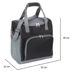 Basis Sterke Koeltas Set - 25 + 10 Liter - Lunchtas - Geïsoleerde Koeltassen - Picknicktas - Coolerbag - Zwart -Campingwinkels 1200x1200 1765