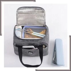 Lunchtas Volwassenen - Lunchbox - Koeltas - Grijs - SEVEND® -Campingwinkels 1200x1200 1821
