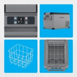 Auronic Elektrische Koelbox - 30.4L - Compressor - 12V En 240V - Grijs 14 Auronic Elektrische Koelbox - 30.4L - Compressor - 12V En 240V - Grijs -Campingwinkels 1200x1200 1848