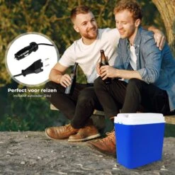 Niceey Thermo Elektrische Koelbox - 24 Liter - Koelbox Elektrisch 12v 230 Volt - Coolbox - Koelt & Verwarmt - Blauw -Campingwinkels 1200x1200 1872