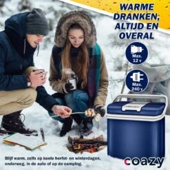 Coazy Koelbox 24L Elektrisch 12v 230 Volt - Met ECO Modus Voor Auto & Camping - Elektrische Frigobox Klein - Verkoelt En Verwarmt - Eco Modus - MiniBar - Electrische Mini Koelkast 12 Coazy Koelbox 24L Elektrisch 12v 230 Volt - Met ECO Modus Voor Auto & Camping - Elektrische Frigobox Klein - Verkoelt En Verwarmt - Eco Modus - MiniBar - Electrische Mini Koelkast -Campingwinkels 1200x1200 1925