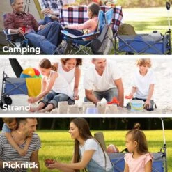 LifeGoods Bolderkar - Opvouwbaar - Tot 80KG - 94L - Wasbaar Polyester - 98x45cm - Blauw/Grijs -Campingwinkels 1200x1200 1972