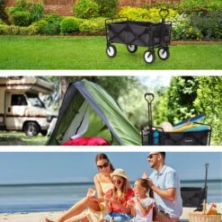 LifeGoods Bolderkar - Opvouwbaar - Draaibare Wielen - 2 Standen - 70KG Draagkracht - Zwart 13 LifeGoods Bolderkar - Opvouwbaar - Draaibare Wielen - 2 Standen - 70KG Draagkracht - Zwart -Campingwinkels 1200x1200 2043