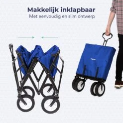 LifeGoods Bolderkar - Opvouwbaar - Draaibare Wielen - 2 Standen - 70KG Draagkracht - Blauw 11 LifeGoods Bolderkar - Opvouwbaar - Draaibare Wielen - 2 Standen - 70KG Draagkracht - Blauw -Campingwinkels 1200x1200 2075