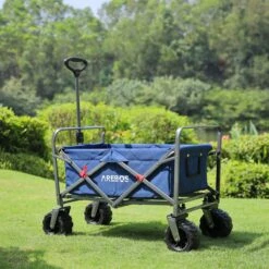 AREBOS Handkar | Transportwagen | Apparatuurwagen | Opvouwbaar | Blauw -Campingwinkels 1200x1200 2088
