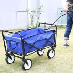 Merkloos Bolderkar - Bolderkar Opvouwbaar - Bolderwagen - Bolderwagen Opvouwbaar - Blauw -Campingwinkels 1200x1200 2114