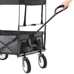 Monzana Bolderkar Opvouwbaar - 100 Liter - Met Afneembaar Dak Grijs -Campingwinkels 1200x1200 2155