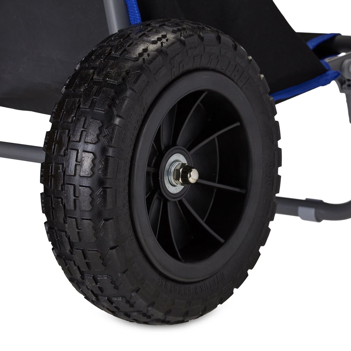 Relaxdays Strandkar Opvouwbaar - Strandstoel Met Zonnedak - Strand Stoel Op Wielen 6 Relaxdays Strandkar Opvouwbaar - Strandstoel Met Zonnedak - Strand Stoel Op Wielen - Afbeelding 6