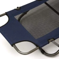 Ligstoel 155x60cm - Opvouwbaar Campingstoel Ligbed Strandstoel Tuinstoel Vouwligstoel Blauw -Campingwinkels 1200x1200 258