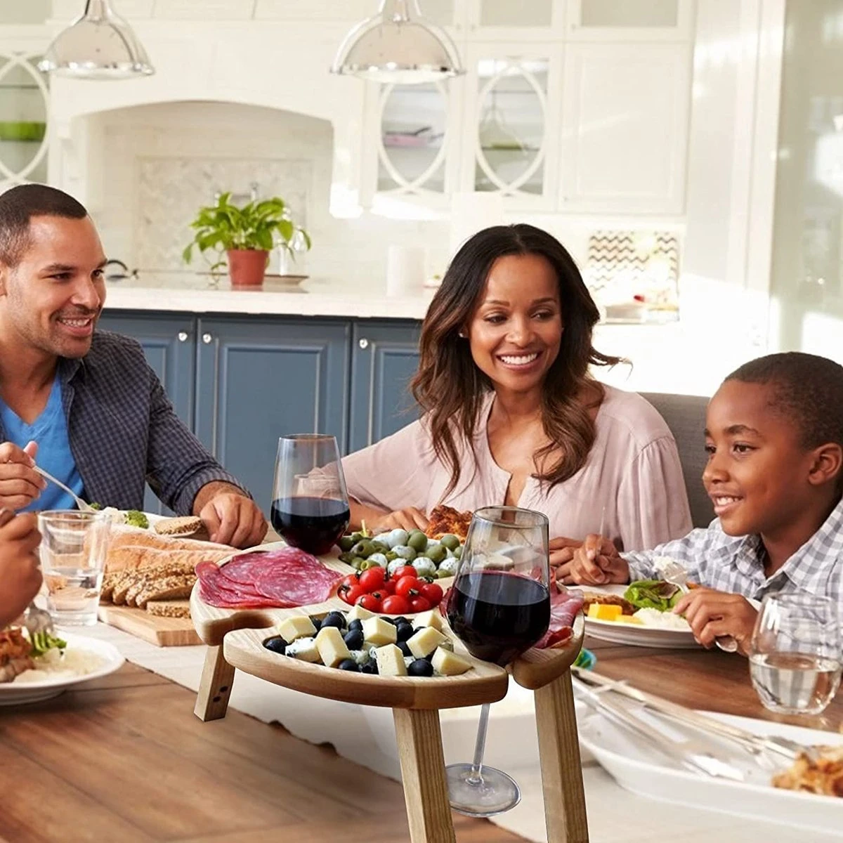 Merkloos Opvouwbare Draagbare Picknicktafel, Outdoor Opvouwbare Lichtgewicht Kampeertafel 30,5 Cm Kleine Houten Wijnpicknicktafel Voor Feest, Strand, Tuin, Camping, Barbecue, Reizen 5 Merkloos Opvouwbare Draagbare Picknicktafel, Outdoor Opvouwbare Lichtgewicht Kampeertafel 30,5 Cm Kleine Houten Wijnpicknicktafel Voor Feest, Strand, Tuin, Camping, Barbecue, Reizen - Image 5