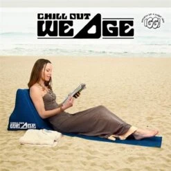 CKB LTD - Chill Out - Luchtbed - Campingstoel - Wedge Opblaasbare Ligstoel - Blauw Strandstoel 1 Persoons Volwassen Luchtbedden Kampeerstoel Vouwstoel Stoel Slaapmatje Slaapmatten Opvouwbaar Volwassenen Tuinstoel Opblaasstoel Kampeerstoelen Lucht -Campingwinkels 1200x1200 366