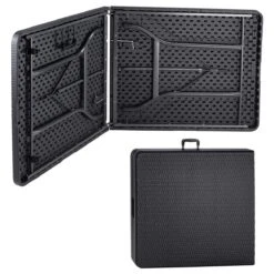 Casaria Tuintafel Opvouwbaar – Met Draaggreep 180x75 Cm – Zwart -Campingwinkels 1200x1200 372