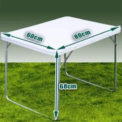 Merkloos Aluminium Inklapbare Tuintafel - Campingtafel - 80x60x68 Cm -Campingwinkels 1200x1200 386
