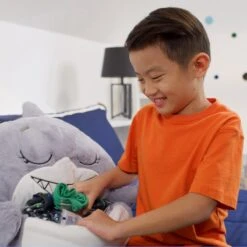 Mediashop Happy Nappers Kinderslaapzak - 2-in-1 Zachte Knuffel En Zomerslaapzak - Roze Eenhoorn Motief Voor Kinderen Van 3 Tot 6 Jaar -Campingwinkels 1200x1200 427