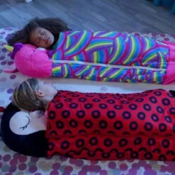 Mediashop Happy Nappers Kinderslaapzak - 2-in-1 Zachte Knuffel En Zomerslaapzak - Roze Eenhoorn Motief Voor Kinderen Van 3 Tot 6 Jaar -Campingwinkels 1200x1200 429