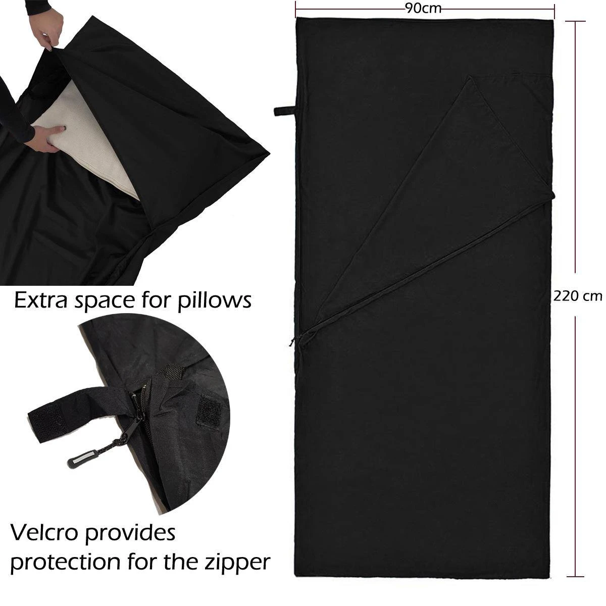 Beefree Lakenzak - Dunne Zomerslaapzak - Liner | Blauw 2 Beefree Lakenzak - Dunne Zomerslaapzak - Liner | Blauw - Afbeelding 2