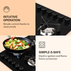 Trifecta 6 Gaskookplaat 6-pits Grote, Normale En Extra Glaskeramische Branders -Campingwinkels 1200x1200 559