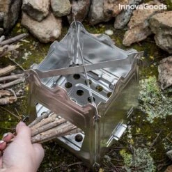 Innovagoods INKLAPBARE STALEN CAMPINGOVEN FLAMET - Camping Oven - Mini Oven - Camping Oventje - Oventje Camping - Mini Oven Vrijstaand - Mini Oventje 13 Innovagoods INKLAPBARE STALEN CAMPINGOVEN FLAMET - Camping Oven - Mini Oven - Camping Oventje - Oventje Camping - Mini Oven Vrijstaand - Mini Oventje -Campingwinkels 1200x1200 591