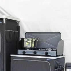 Campart Campingkooktoestel GA-8403 - Gas Kooktoestel 3 Pits - Kookplaat Kamperen - Grijs -Campingwinkels 1200x1200 609