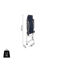 Campart Campingstoel CH-0592 - Opvouwbaar Met Hoofdsteun - 7 Verstelbare Standen - Lichtgewicht - Blauw -Campingwinkels 1200x1200 65