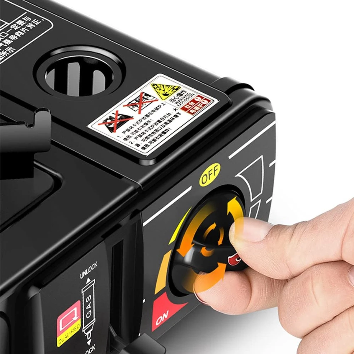 Borvat® |Draagbare Gasfornuis - Camping Kookstel - Inclusief 8 Gasflessen - Gas Stove - Gasfornuis - Kooktoestel - Outdoor - Op Reis + Gratis Smartphone Auto Magneethouder. 4 Borvat® |Draagbare Gasfornuis - Camping Kookstel - Inclusief 8 Gasflessen - Gas Stove - Gasfornuis - Kooktoestel - Outdoor - Op Reis + Gratis Smartphone Auto Magneethouder. - Image 4