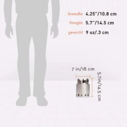 Solo Stove Lite Draagbare Kooktoestel. Geen Vloeibare Brandstof Nodig. Krachtige Efficiënte Houtverbranding En Weinig Rook. Voor 1-2 Personen, 304 Roestvrijstaal, Compact ⌀ 10,8 Cm, Hoogte 14,5 Cm, 255g. -Campingwinkels 1200x1200 654