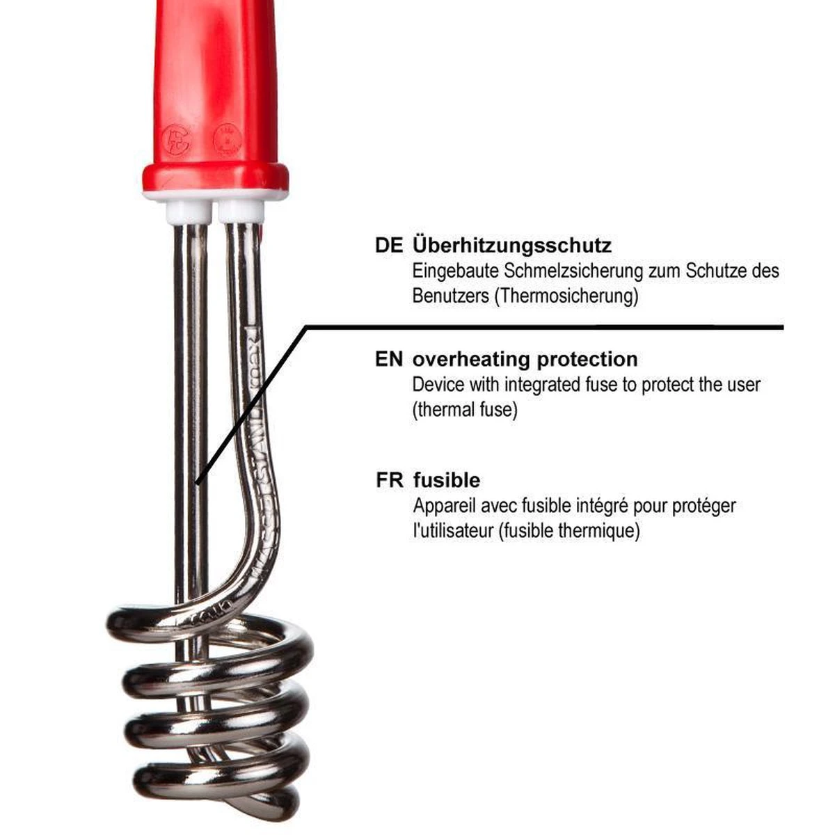 Amigo Reisdompelaar / Waterkoker 3 Amigo Reisdompelaar / Waterkoker - Image 3